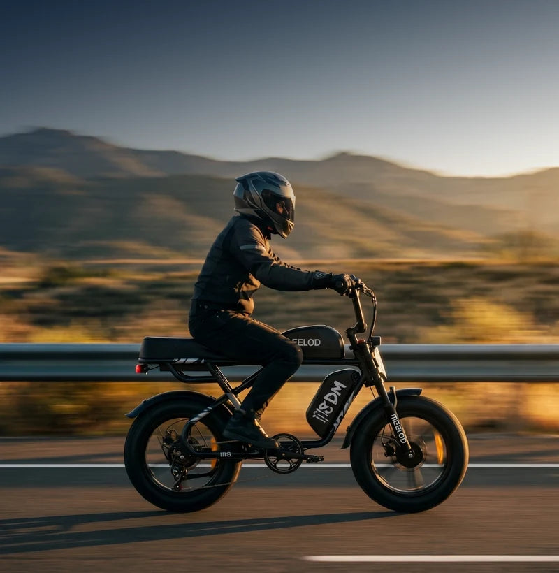 Meelod M8DM 2400W Dual Motor Dual Battery Fat Tire Ebike With Extended Double Seat