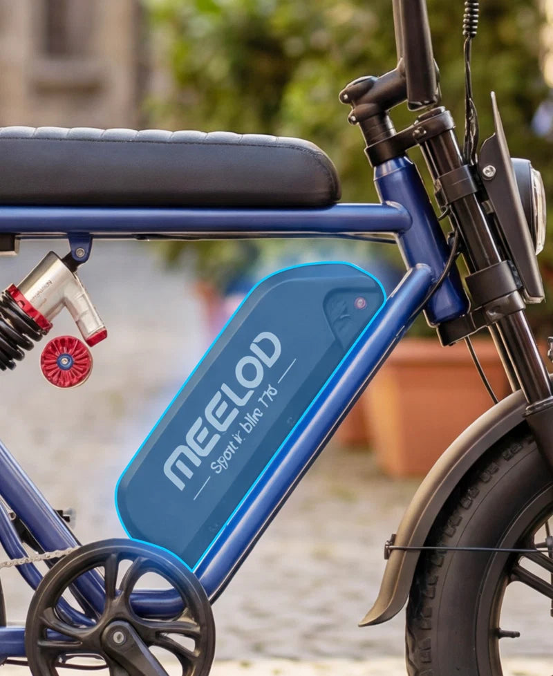 MEELOD   T16   Moped   Style   Ebike   –   Bluetooth,   RGB   Lights   &   NFC   Unlock