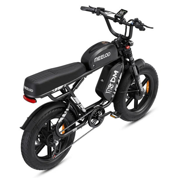 Meelod M8DM 2400W Dual Motor Dual Battery Fat Tire Ebike With Extended Double Seat