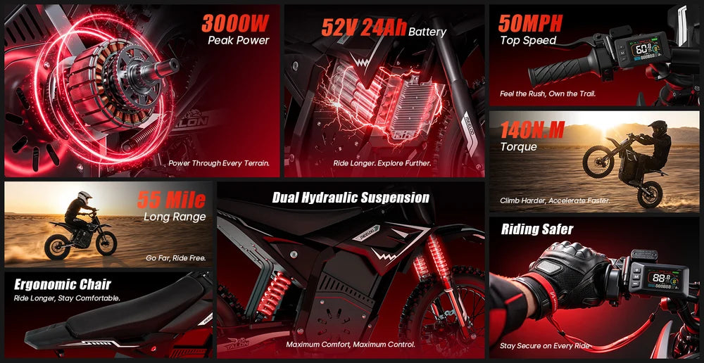 Meelod Electric Dirt Bike Talon