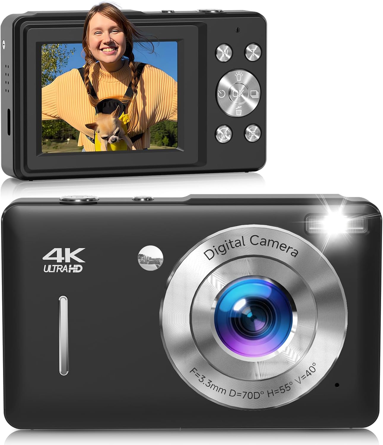 Digital Pocket Camera With 32GB Micro SD Card