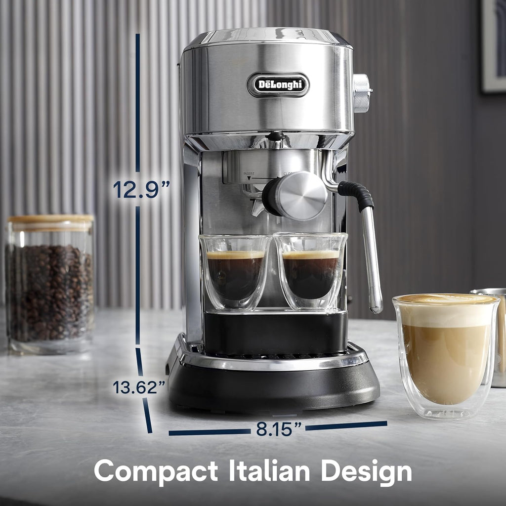 De’Longhi Dedica Maestro Espresso Machine with Milk Frother