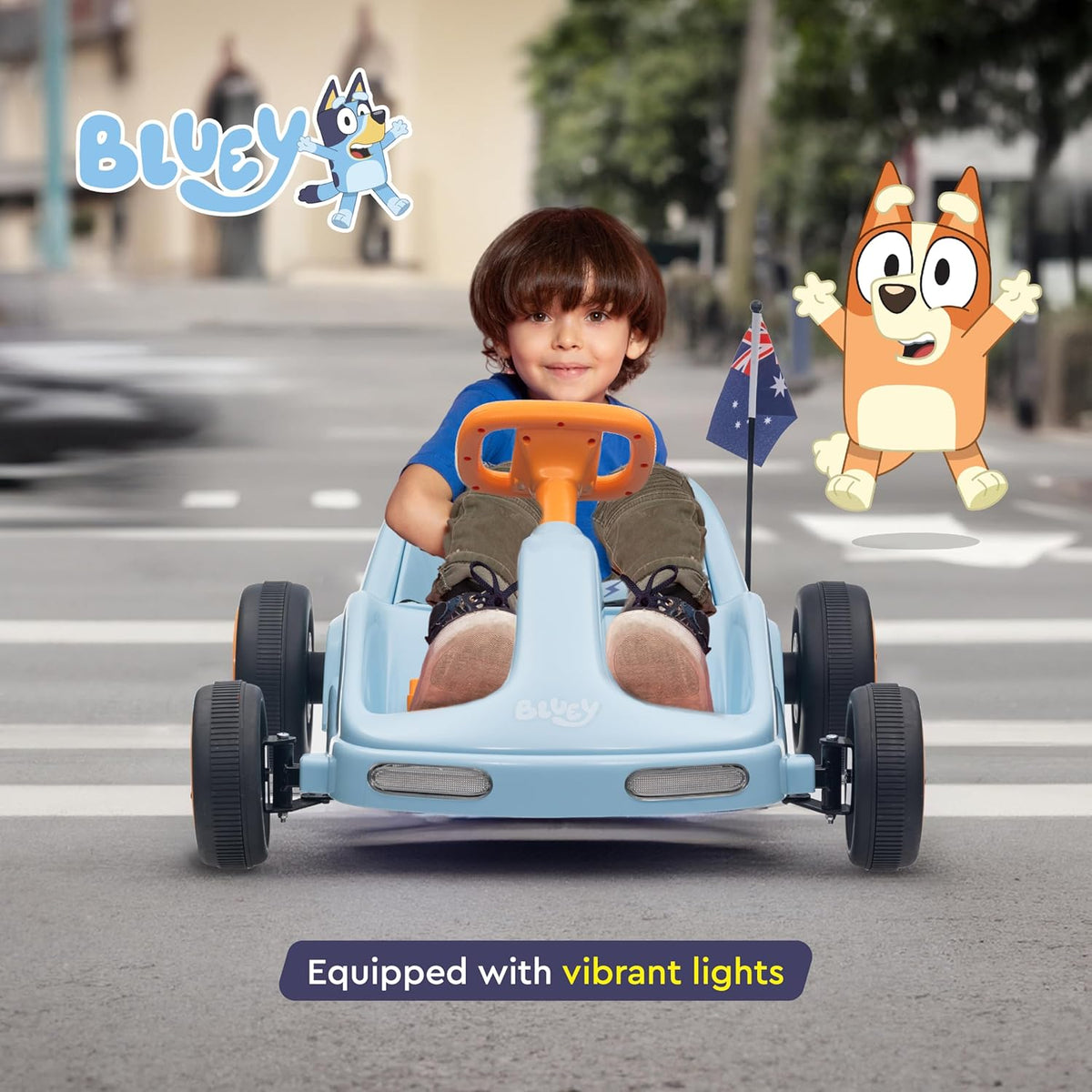 Bluey Go Kart Kids Electric