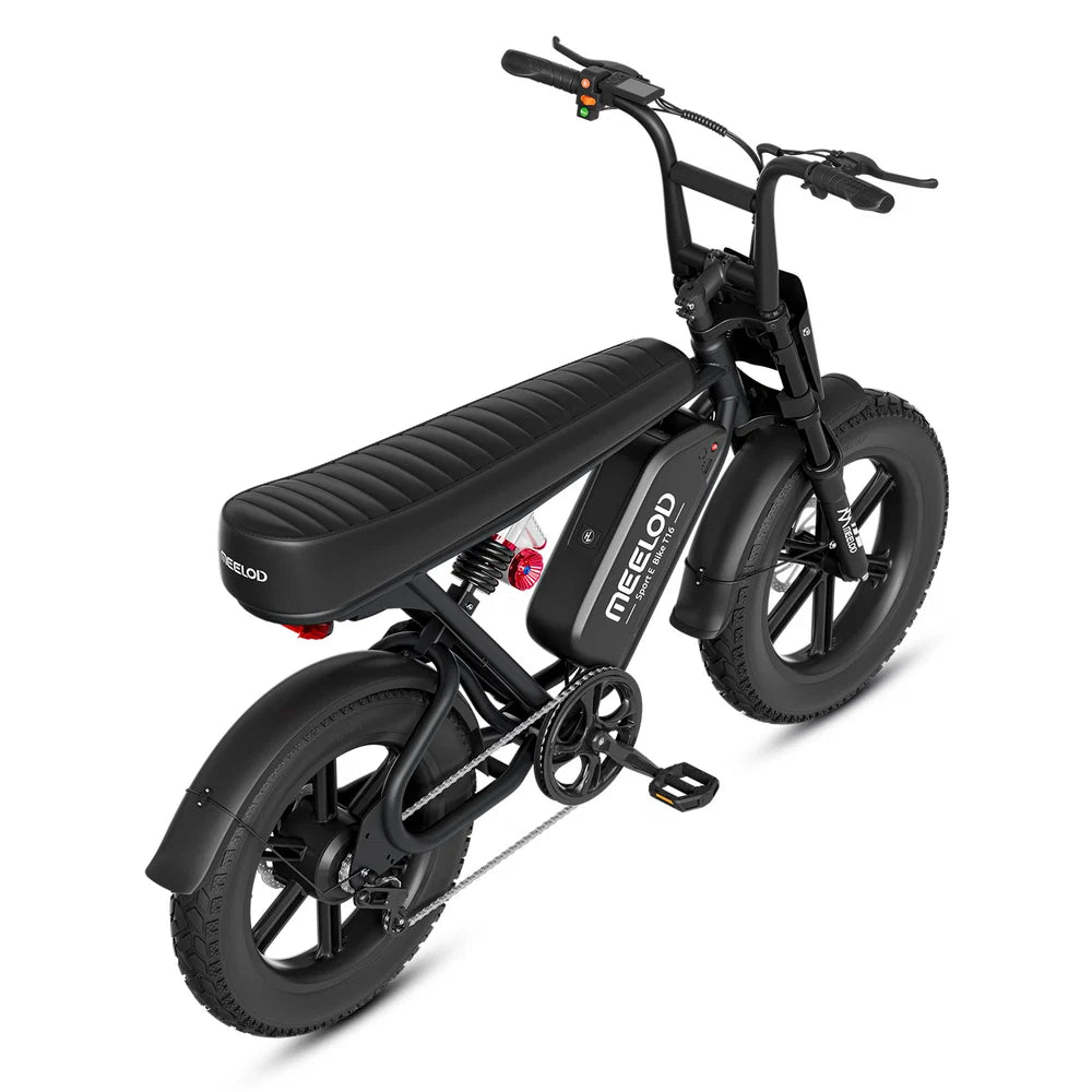 MEELOD   T16   Moped   Style   Ebike   –   Bluetooth,   RGB   Lights   &   NFC   Unlock