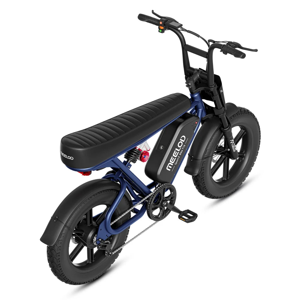 MEELOD   T16   Moped   Style   Ebike   –   Bluetooth,   RGB   Lights   &   NFC   Unlock