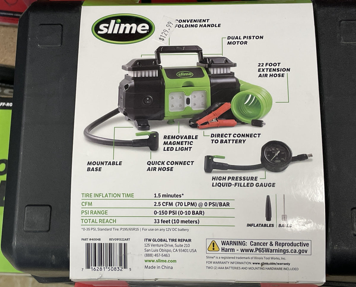 Slime Super Duty Pro Power Tire Inflator