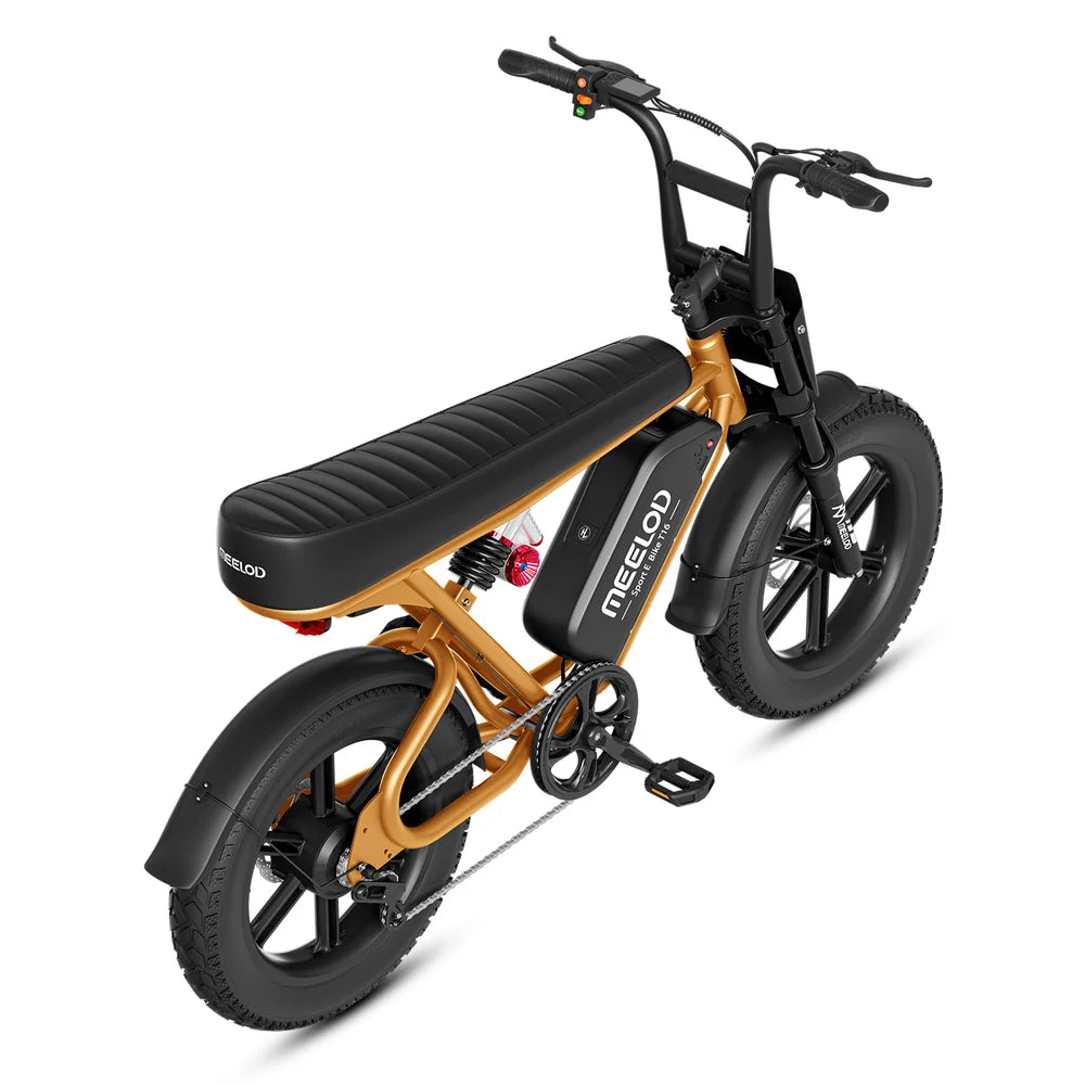 MEELOD   T16   Moped   Style   Ebike   –   Bluetooth,   RGB   Lights   &   NFC   Unlock