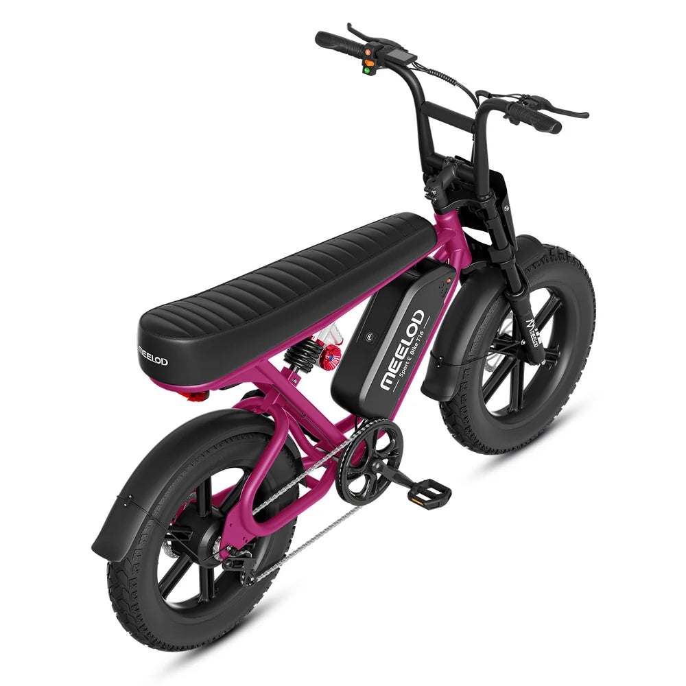 MEELOD   T16   Moped   Style   Ebike   –   Bluetooth,   RGB   Lights   &   NFC   Unlock
