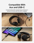 Belkin SoundForm Mini Wired Kids Headphones, On Ear, USB C to 3.5mm Adapter