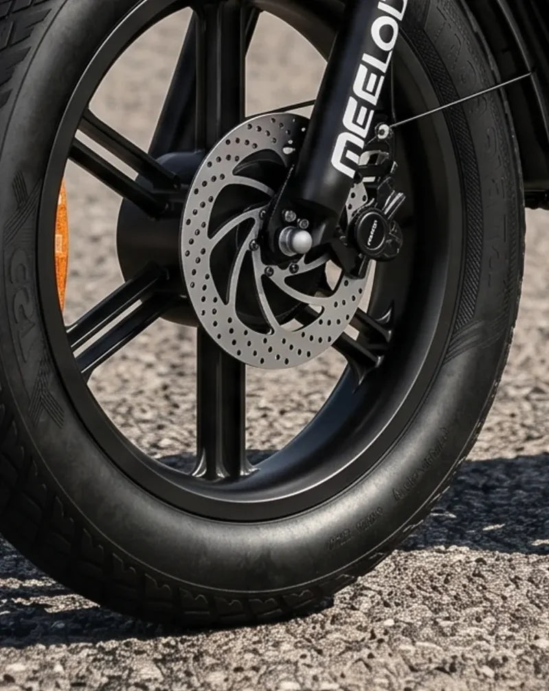 Meelod M8DM 2400W Dual Motor Dual Battery Fat Tire Ebike With Extended Double Seat