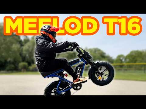 MEELOD   T16   Moped   Style   Ebike   –   Bluetooth,   RGB   Lights   &   NFC   Unlock