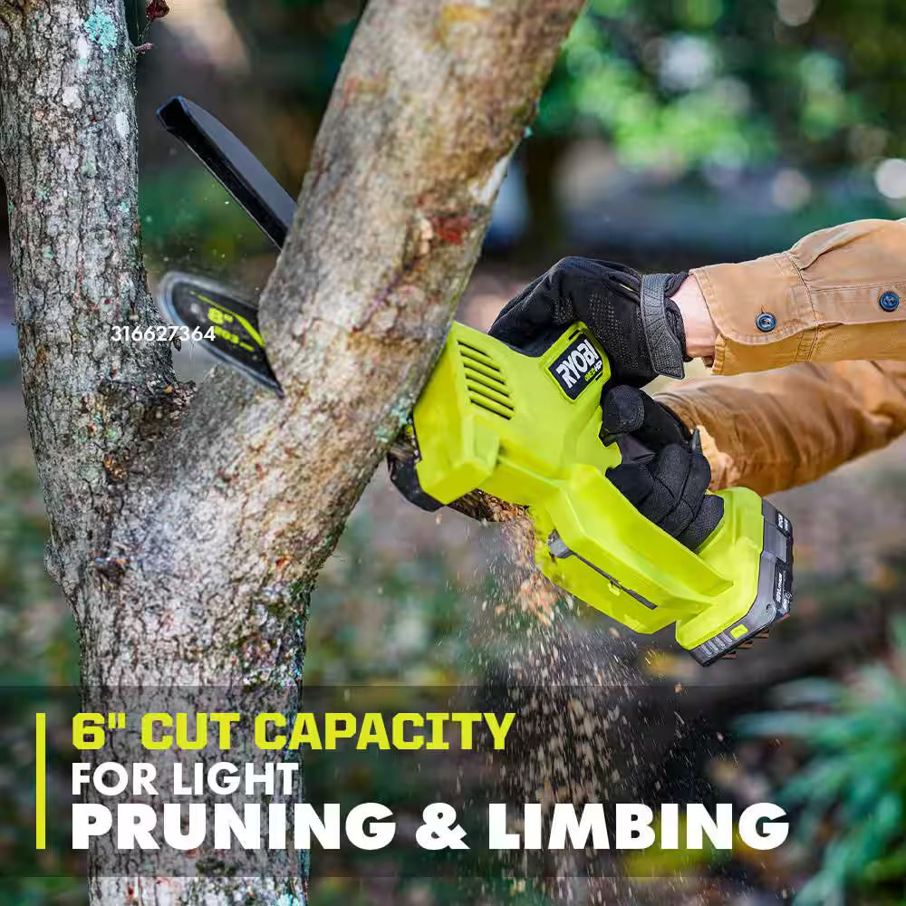 RYOBI ONE+ 8" CHAIN SAW